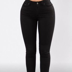 Black fashion nova jeans